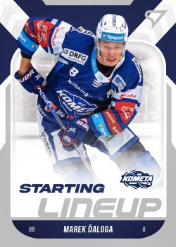 Marek Daloga Kometa Brno Tipsport ELH 2022/23 SportZoo 2. serie Starting LINEUP #SL-62